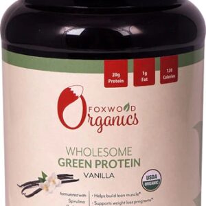 Comprar Foxwood Organics Wholesome Green Protein Vanilla -- 15 Servings