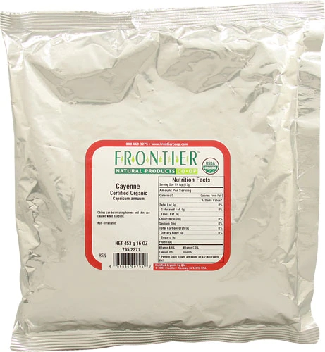 Frontier Co-Op Organic Cayenne -- 16 oz