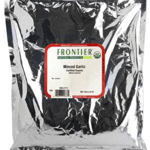 Frontier Natural Products Organic Garlic Minced -- 1 lb
