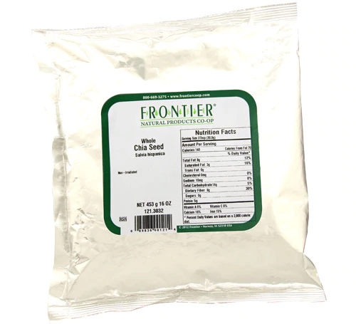 Comprar Frontier Natural Products Chia Seed Whole -- 16 oz