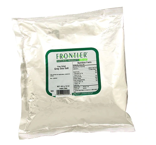 Comprar Frontier Natural Products Grey Sea Salt Fine Grind -- 16 oz