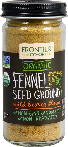 Comprar Frontier Natural Products Organic Fennel Seed Ground -- 1.48 oz