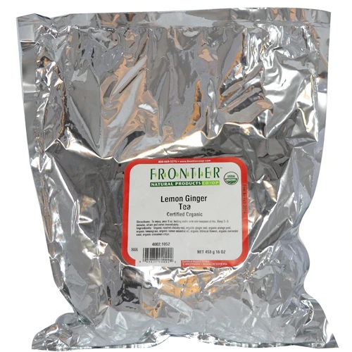 Comprar Frontier Natural Products Organic Tea Lemon Ginger -- 16 oz
