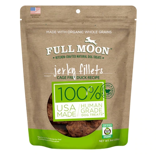 Full Moon Dog Jerky Fillet Treats Duck -- 8 oz
