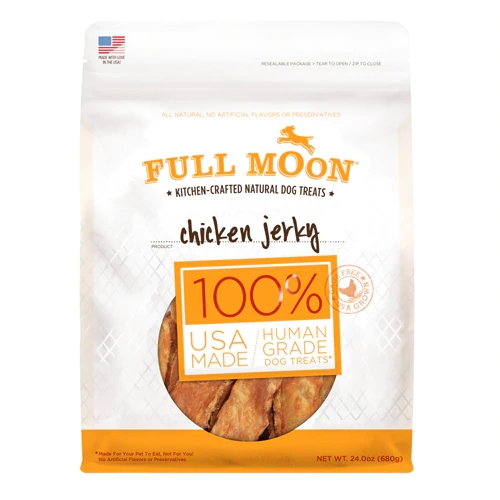 Comprar Full Moon Kitchen-Crafted Natural Dog Treats Jerky Chicken -- 24 oz