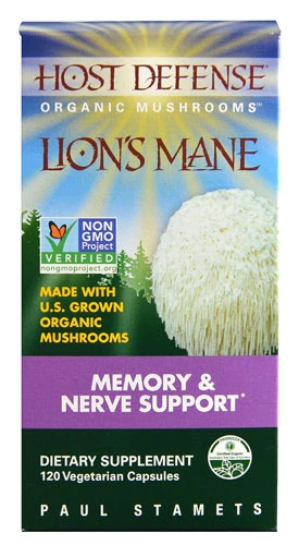 Comprar Fungi Perfecti Host Defense Lion's Mane -- 120 Vegetarian Capsules