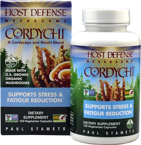 Comprar Fungi Perfecti Host Defense Mushrooms Cordychi -- 120 Vegetarian Capsules