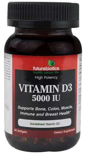Comprar Futurebiotics Vitamin D3 -- 5000 IU - 90 Softgels