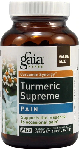 Comprar Gaia Herbs Curcumin Synergy™ Turmeric Supreme Pain -- 120 Vegetarian Liquid Phyto-Caps