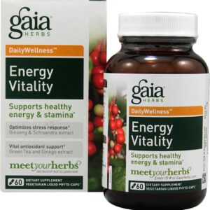 Gaia Herbs DailyWellness™ Energy Vitality -- 60 Liquid Capsules