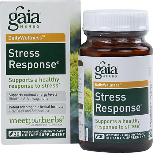 Comprar Gaia Herbs DailyWellness™ Stress Response -- 30 Vegetarian Liquid Phyto-Caps™