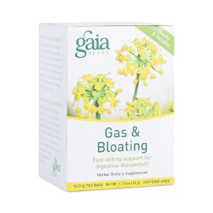 Gaia Herbs Gas & Bloating Herbal Tea -- 16 Tea Bags