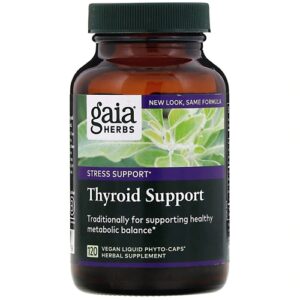 Gaia Herbs Stress SupportThyroid Support -- 120 Vegan Liquid Phyto-Caps