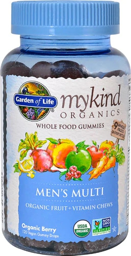 Comprar Garden of Life mykind Organics Men's Multi Whole Food Gummies Organic Berry -- 120 Vegan Gummy Drops