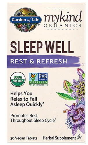 Comprar Garden of Life mykind Organics Sleep Well Rest & Refresh -- 30 Vegan Tablets