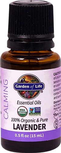 Garden of Life Organic Essential Oils Lavender -- 0.5 fl oz