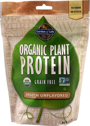 Comprar Garden of Life Organic Plant Protein Smooth Unflavored -- 10 Servings