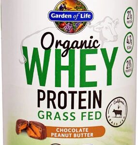 Comprar Garden of Life Organic Whey Protein Grass Fed Chocolate Peanut Butter -- 12 Servings