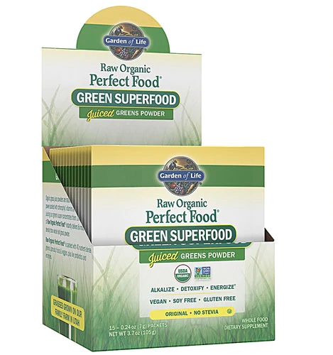 Comprar Garden of Life Perfect Food® RAW Organic Green Super Food -- 15 Packets