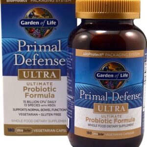 Garden of Life Primal Defense® Ultra Probiotic Formula -- 15 billion CFU - 180 Vegetarian Capsules
