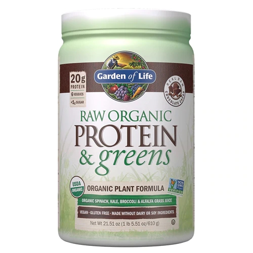 Comprar Garden of Life Raw Organic Protein & Greens™ Real Raw Chocolate Cacao -- 21.51 oz