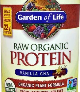 Garden of Life RAW Organic Protein Plant Formula Vanilla Chai -- 20.5 oz