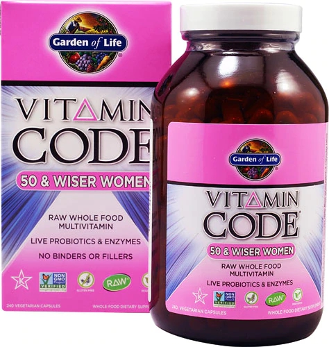 Comprar Garden of Life Vitamin Code® 50 & Wiser Women Whole Food Multivitamin -- 240 Vegetarian Capsules