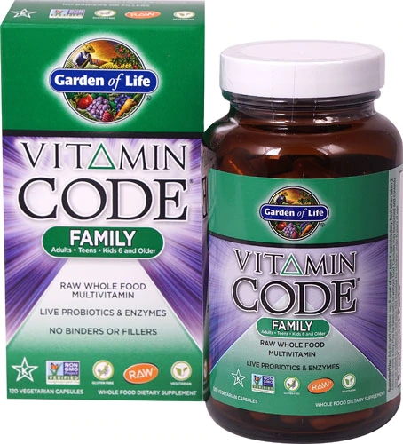 Comprar Garden of Life Vitamin Code® RAW Family Formula -- 120 Vegetarian Capsules
