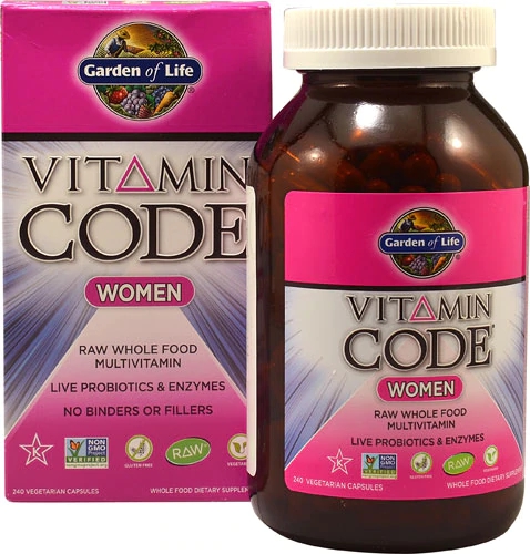 Comprar Garden of Life Vitamin Code® RAW Women -- 240 Vegetarian Capsules