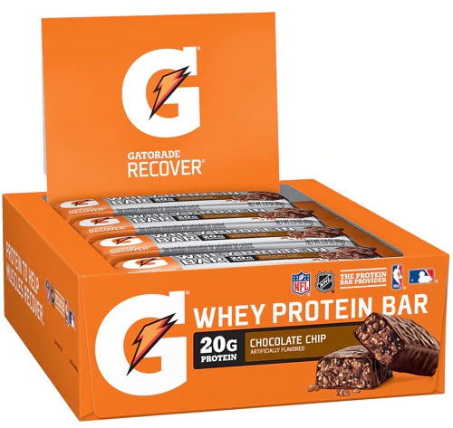 Comprar Gatorade Whey Protein Bar Chocolate Chip -- 12 Pack