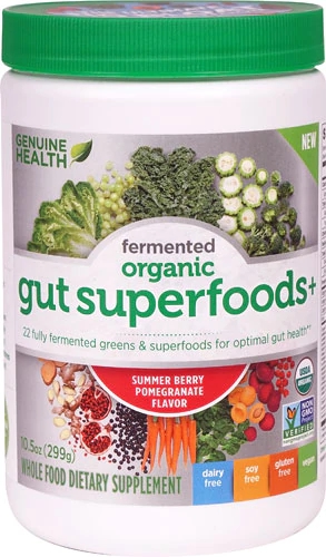 Comprar Genuine Health Fermented Organic Gut Superfoods Plus Summer Berry Pomegranate -- 23 Servings