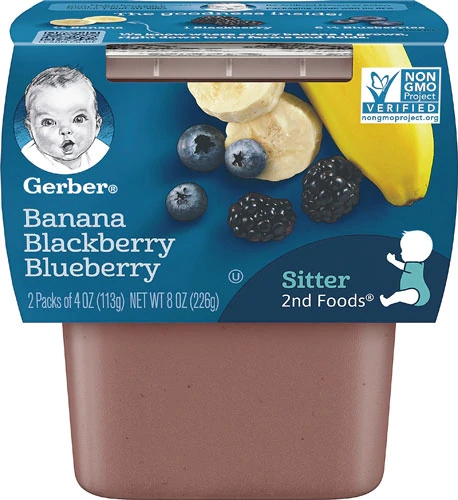 Comprar Gerber 2nd Foods Banana Blackberry Blueberry -- 2 Packs