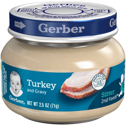 Comprar Gerber Baby Food 2nd Foods® Turkey and Turkey Gravy -- 2.5 oz