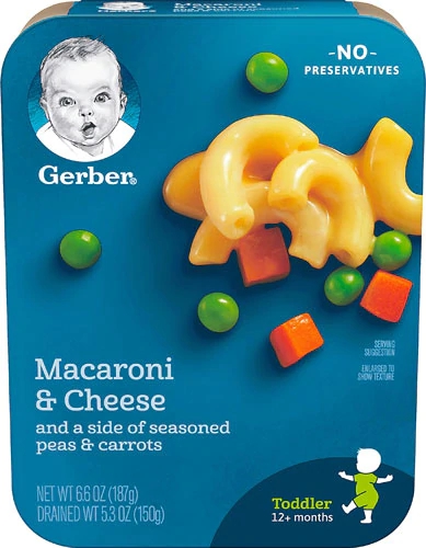 Comprar Gerber Lil' Entrees® Macaroni and Cheese with Seasoned Peas and Carrots -- 5.3 oz