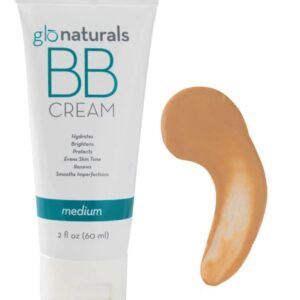 Glonaturals BB Cream - Medium Color - Non-GMO -- 2 fl oz