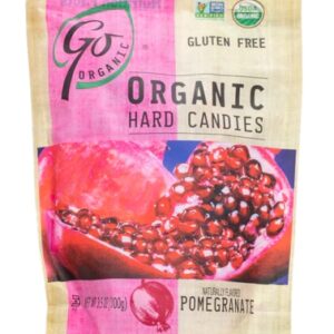 GoOrganic Gluten Free Hard Candies Pomegranate -- 3.5 oz