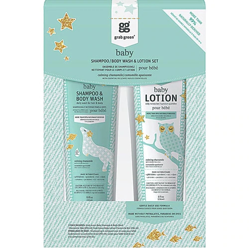 Comprar GrabGreen Baby Shampoo Body Wash & Lotion Set Calming Chamomile -- 1 Set