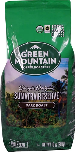 Comprar Green Mountain Coffee Single Origin Whole Bean Coffee Dark Roast Sumatran Reserve -- 10 oz