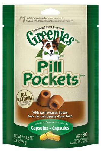 Comprar Greenies Pill Pockets Treats for Dogs Real Peanut Butter -- 7.9 oz