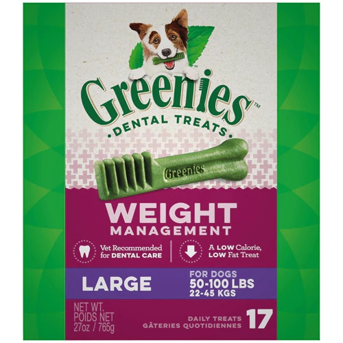 Comprar Greenies Weight Management Large Dog Dental Treats 50-100 lbs. -- 27 oz