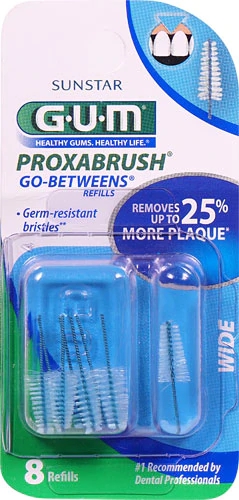 Comprar GUM Proxabrush® Go-Betweens® Refills, Wide -- 8 Refills