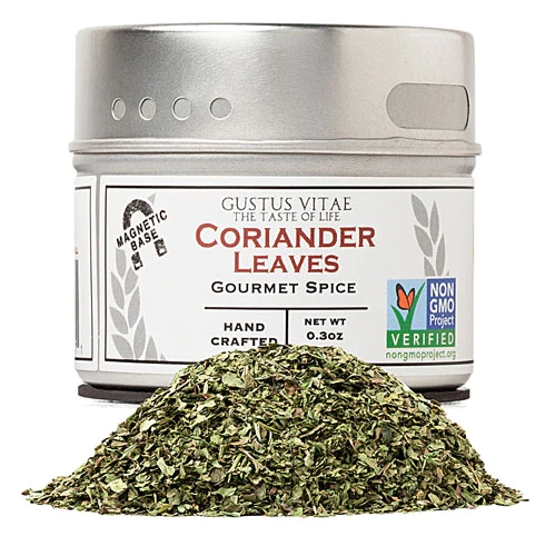 Comprar Gustus Vitae Gourmet Spice In Magnetic Tin Coriander Leaves -- 0.3 oz