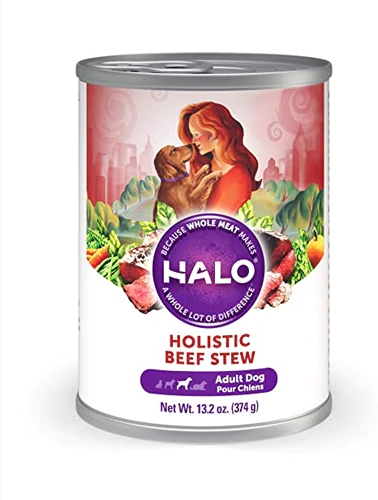 Comprar Halo Purely For Pets Halo Holistic Adult Dog Food Beef Stew -- 13.2 oz Each / Pack of 6