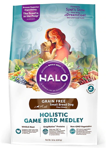 Comprar Halo Purely For Pets Spot's Stew® for Dogs Toy & Small Breed Turkey Duck & Pheasant -- 10 lbs