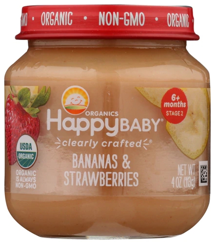 Comprar Happy Baby Organics Baby Food Stage 2 Bananas & Strawberries -- 4 oz