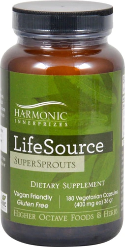 Comprar Harmonic Innerprizes LifeSource SuperSprouts -- 400 mg - 180 Vegetarian Capsules