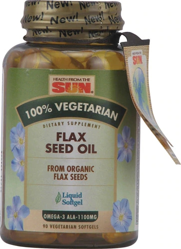 Comprar Health From the Sun Flax Seed Oil -- 90 Vegetarian Softgels