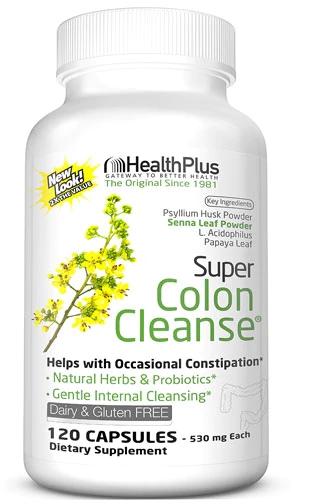 Comprar Health Plus Super Colon Cleanse® -- 530 mg - 120 Capsules