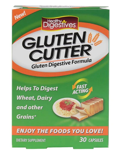 Healthy Natural Systems (HNS) Healthy Digestives Gluten Cutter -- 30 Capsules