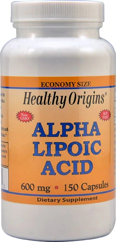 Healthy Origins Alpha Lipoic Acid -- 600 mg - 150 Capsules